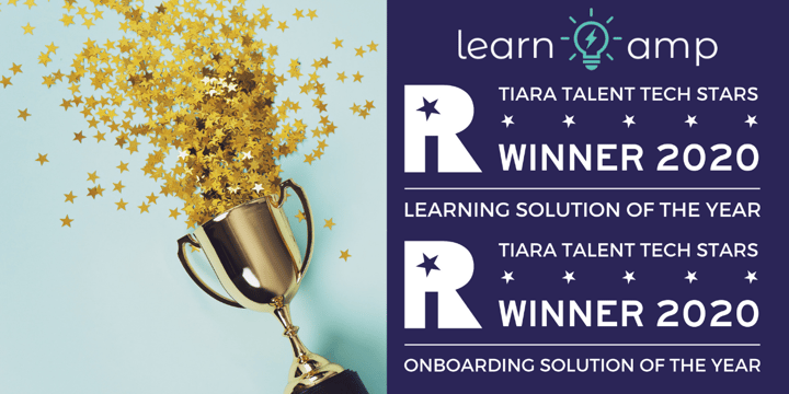 Learn Amp named Learning Solution of the Year and Onboarding Solution of the Year